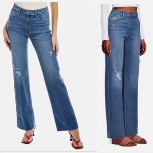 Joe's Woman's high rise wide leg distressed jeans size 26 new w/tags